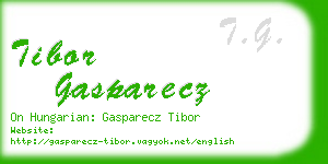 tibor gasparecz business card